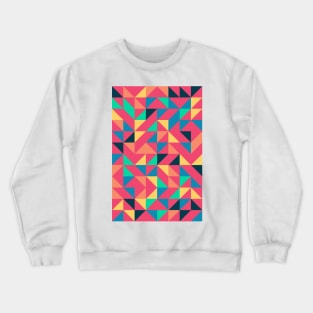 Creative Geometric Colourful Triangle Pattern #29 Crewneck Sweatshirt